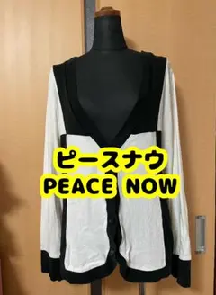 PEACE NOW バイカラー 長袖 カーディガンのサムネイル