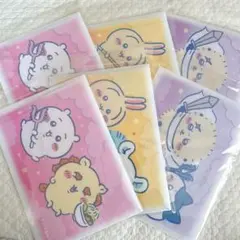 ちいかわ×キャンドゥコラボ商品　ボタン付きクリアファイル　6枚