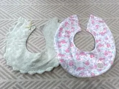 花柄スタイ2枚セット　-petit main -Sanrio baby マイメロのサムネイル