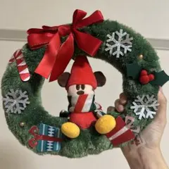 ディズニー クリスマスリース ぬいぐるみ付き