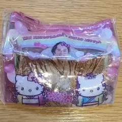 マツケンサンバ ハローキティ ガチャガチャ クリアラメポーチ 集合 未開封