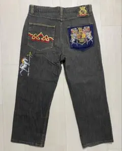 90s y2k Crown Holder 極太デニム　バギー　パンツ 当時物