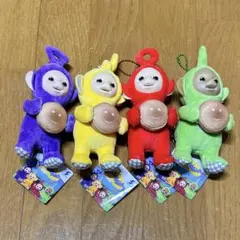 テレタビーズマスコットボールチェーン　タビートーストと一緒　キーホルダーコンプリ