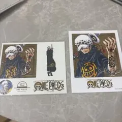 ONE PIECE トラファルガー・ロー フォトカード&ステッカー