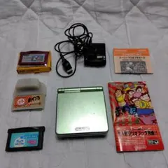 ゲームボーイアドバンスsp【動作確認済み】トイザらス限定カラー＋ソフト3本付き