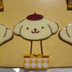 新品未使用品　ポムポムプリン ダブルクリップ 3個セット サンリオ