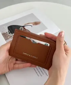 ブラウンカードケース