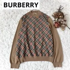 BURBERRY レディースセーター L ベージュ ストライプ BURBERRY レディースセーター L ベージュ ストライプ - メルカリ