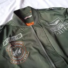 T-33 ミリタリージャケット オリーブ AMERICAN刺繍入り