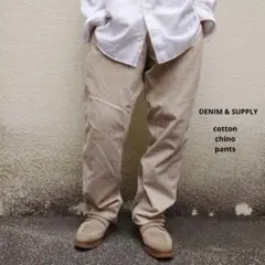 DENIM&SUPPLY ラルフローレン コットンチノパン ベージュ 古着