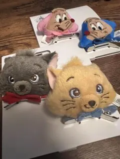 ディズニーストア　ヘアクリップ　ベルリオーズ　トゥルーズ　スージーパーラ　セット