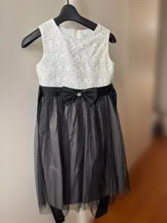 フォーマルドレス 140cm ホワイト ブラックマザーウェイズ　値下げしました