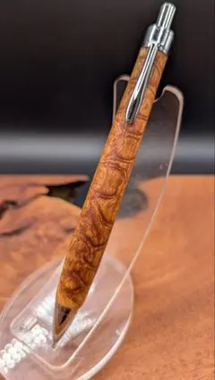 751極上 黄花梨 変わり杢 木軸シャーペン ボールペン 11500円 - メルカリ