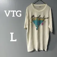 VTG チアリーダー グラフィック ビンテージTシャツ Lサイズ