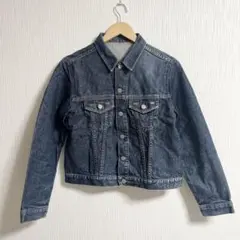 90s OLD UNIQLO ユニクロ　短丈　デニムジャケット L