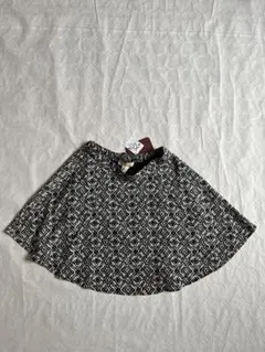 ミニスカート 黒系 XSサイズ タグ有新品 レトロファッションのサムネイル