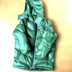 ＧＡＰ　キッズ グリーンダウンコート フード付き　年末迄値下げ中