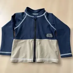 ラッシュガード 90サイズ ネイビー/ベージュ　F.O.KIDS
