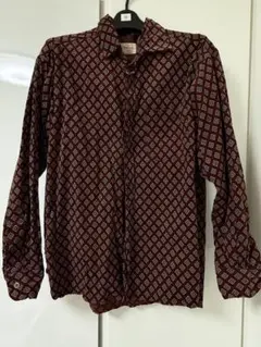 n(n) BY NUMBER (N)INE バーガンディ シャツ(Sサイズ)