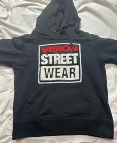 VISION STREET WEAR ブラックパーカー