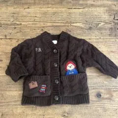 パディントンベア カーディガン ブラウン