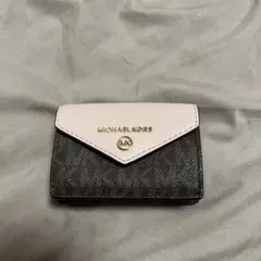 MICHAEL KORS 三つ折り財布 ブラック/ピンク
