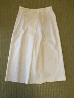 23区　白色　パンツ　ウエストゴム　38