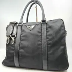 PRADA ビジネス ハンドバッグ 2way サフィアーノレザー A4収納可