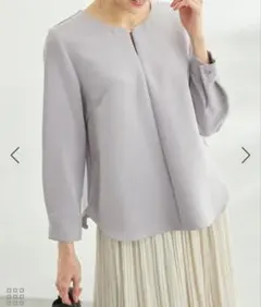 ROPE PICNIC 360°ウルトラストレッチ フロントホックブラウス