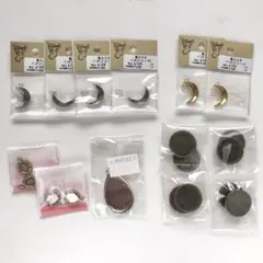 レジンアクセサリーに☆ミール皿、粘土土台、カメオ枠