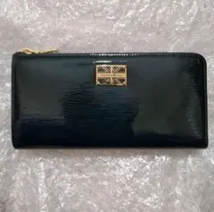 グリーン系統 パトリックコックス Ｌ字ファスナー長財布 新品未使用