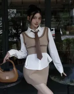 Darich レザータイニットセットアップ