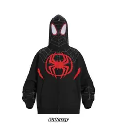 新品】スパイダー フルジップパーカー ハロウィン コスプレ ストリート 
