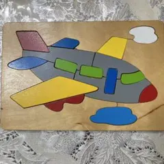 木製飛行機パズルのサムネイル