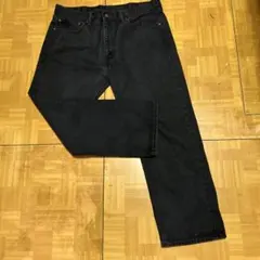 Levi's 505後染めBLACKデニム15年製/古着/W38L29