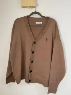 U.S. POLO ASSN. ブラウンカーディガン