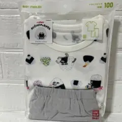 UNIQLO『パンどろぼう』おにぎりぼうやのたびだち　半袖ドライパジャマ 100