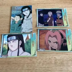 NARUTO ナルト サスケ サクラ メタリック エッチングカード - メルカリ