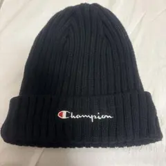 Champion チャンピオン 黒 ニット帽
