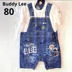 ベビー服　カバーオール　Buddy Lee　バディーリー　80 半袖　サロペット