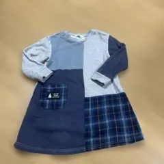 BEBE パッチワークワンピース 110