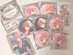 すとぷり さとみ セット缶バッチ・アクリルキーホルダー・アクリルバングル・カード