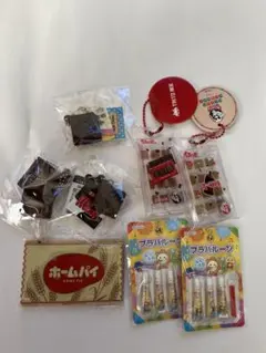 チロルチョコ　ホームパイ　もちもち君　プラバルーン　ミニチュア　キーホルダー