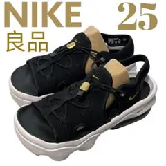 良品　ナイキNIKE エアマックスココ　サンダル　厚底　ブラック　25cm