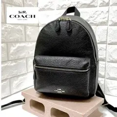 ✨極美品COACH コーチ　チャーリー　ミニリュック　シボ革