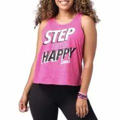 新品未使用　正規品 ズンバ ZUMBA ズンバウェア　タンクトップ　S ピンクのサムネイル