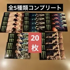 モンスターエナジー　coldrain ステッカー 全5種類コンプリート20枚のサムネイル