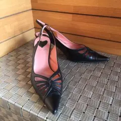 Bridget Birkin ストラップ パンプス 黒 23.0