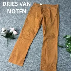 【名作】DRIES VAN NOTEN イタリア製コットンパンツ深みオレンジ50のサムネイル