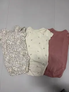 H&M ベビーロンパース 3点セット